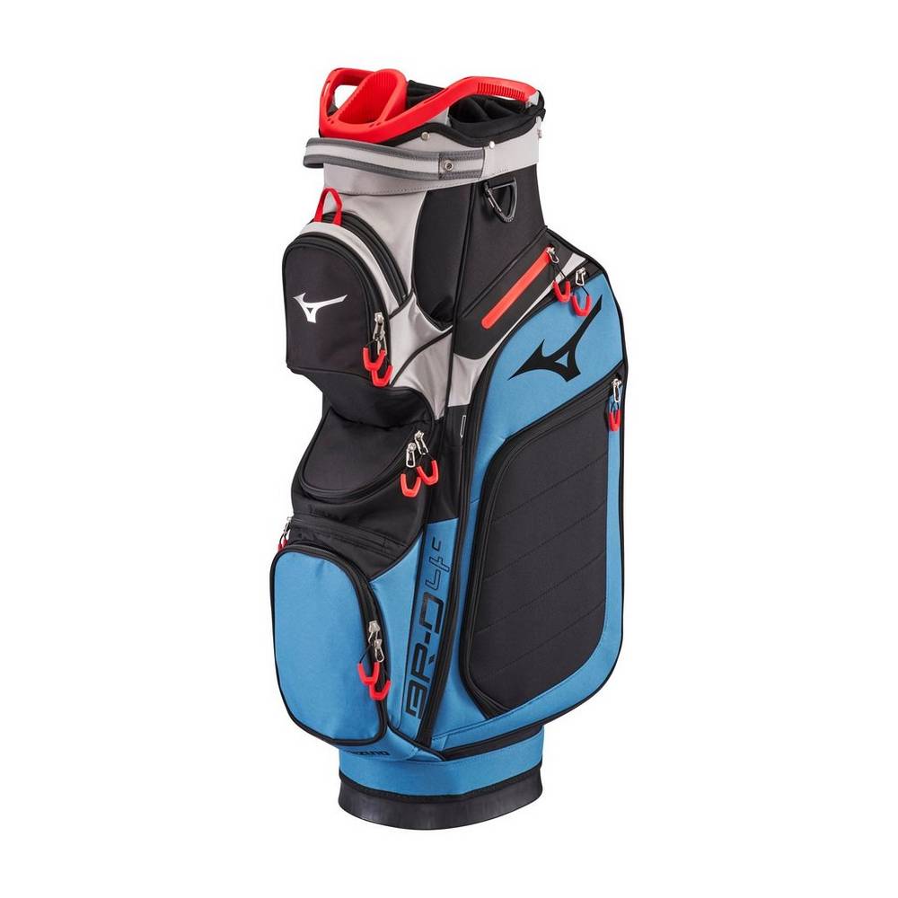 Mochila Mizuno BR-D4C Cart - Homem - Cinzentas Azuis/Pretas - IVFZP7940